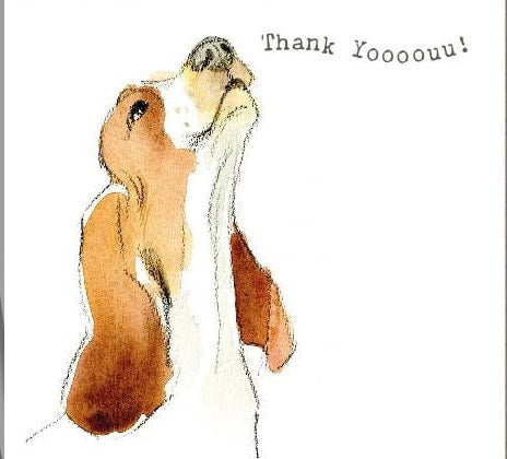 Thank you pack - 5 small quality cards with brown recycled envelopes (125 x 125mm)