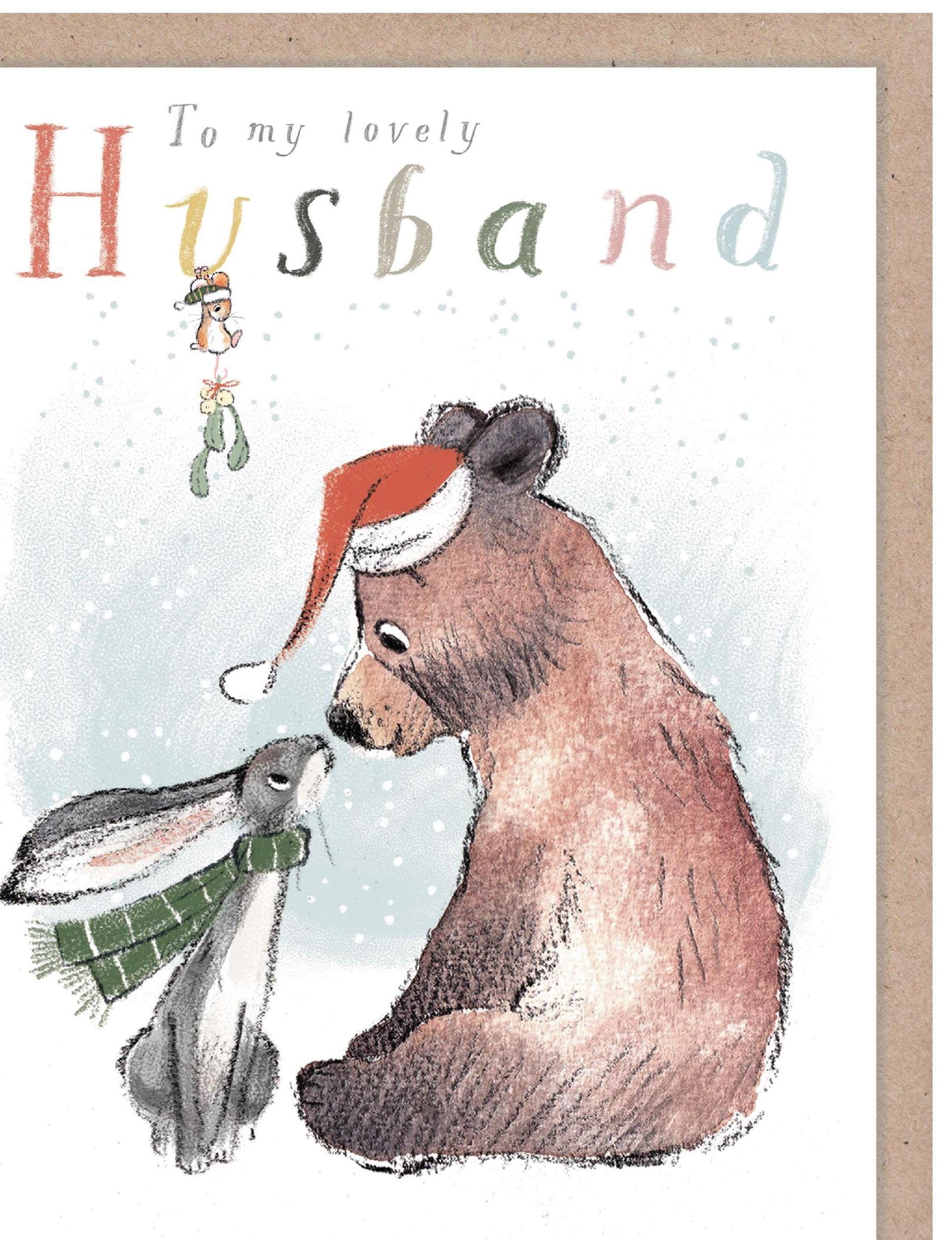 Extra Large Card (A4) - Husband Christmas Card - 210 x 297 mm  - XL02