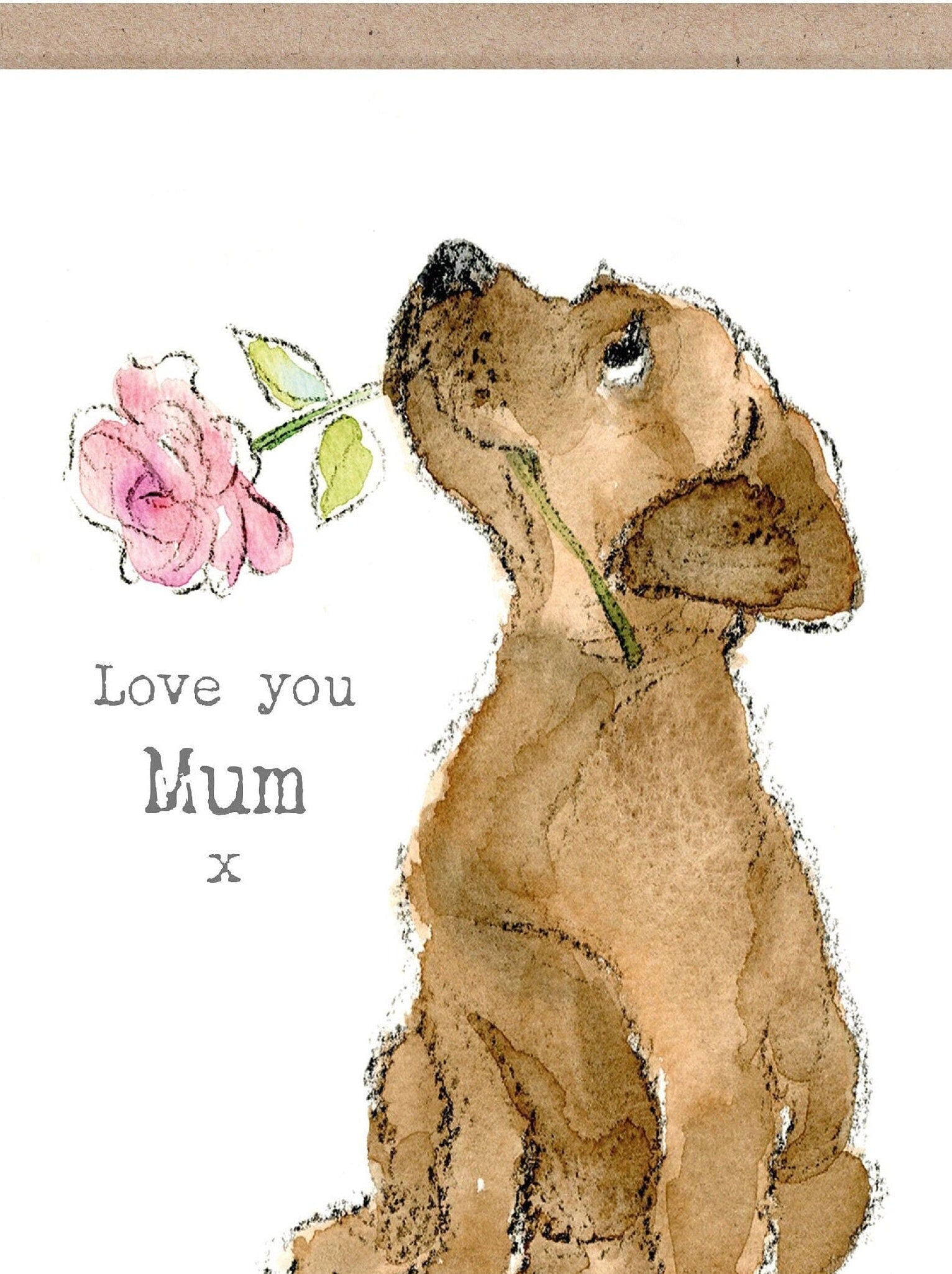 Giant Greeting Card! - Extra Large Card A4 - 210 x 297 mm - Love you mum - XL03