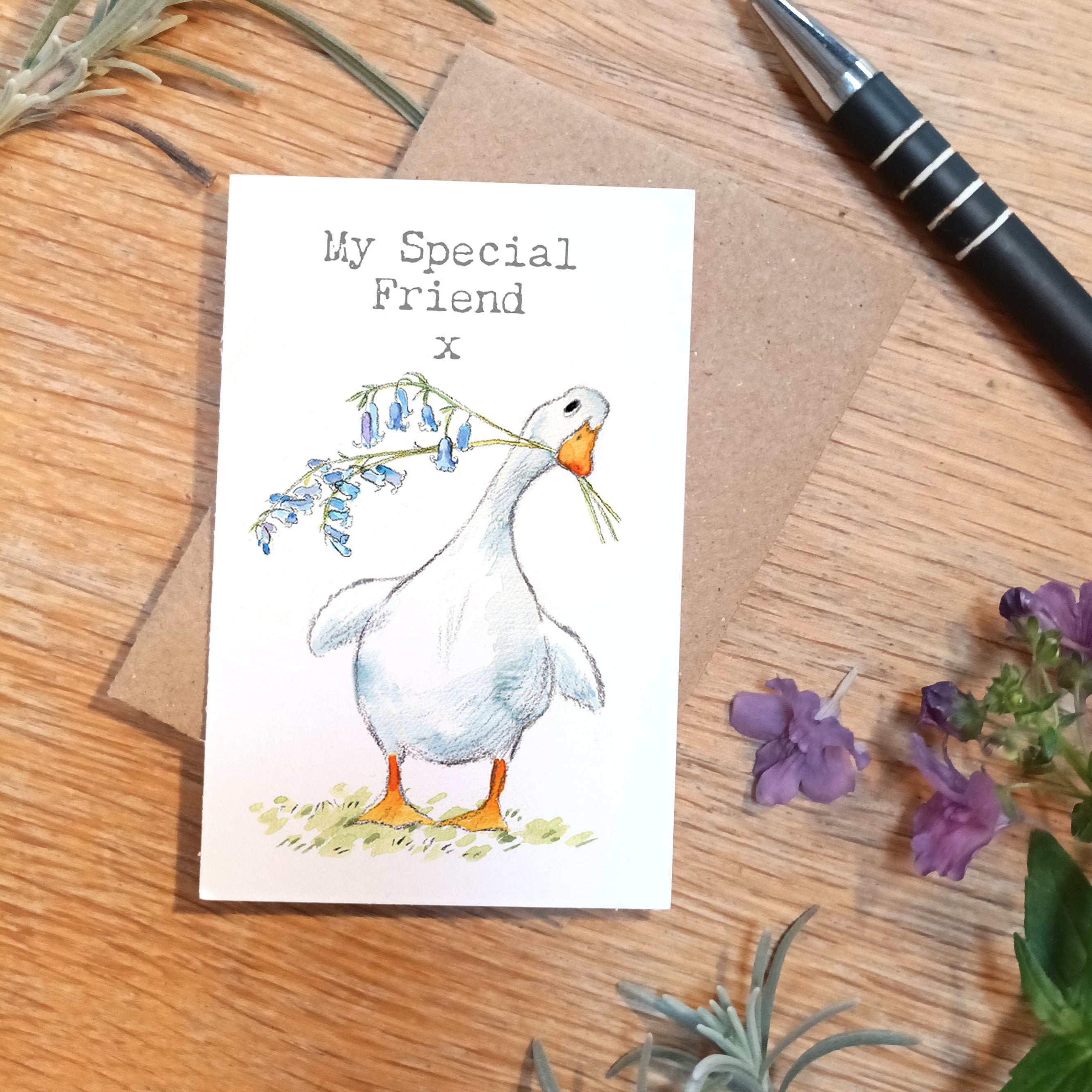 Little keepsake card - My special friend- credit card size - Write a little message on the back to be kept in purse, wallet or pocket - LM02