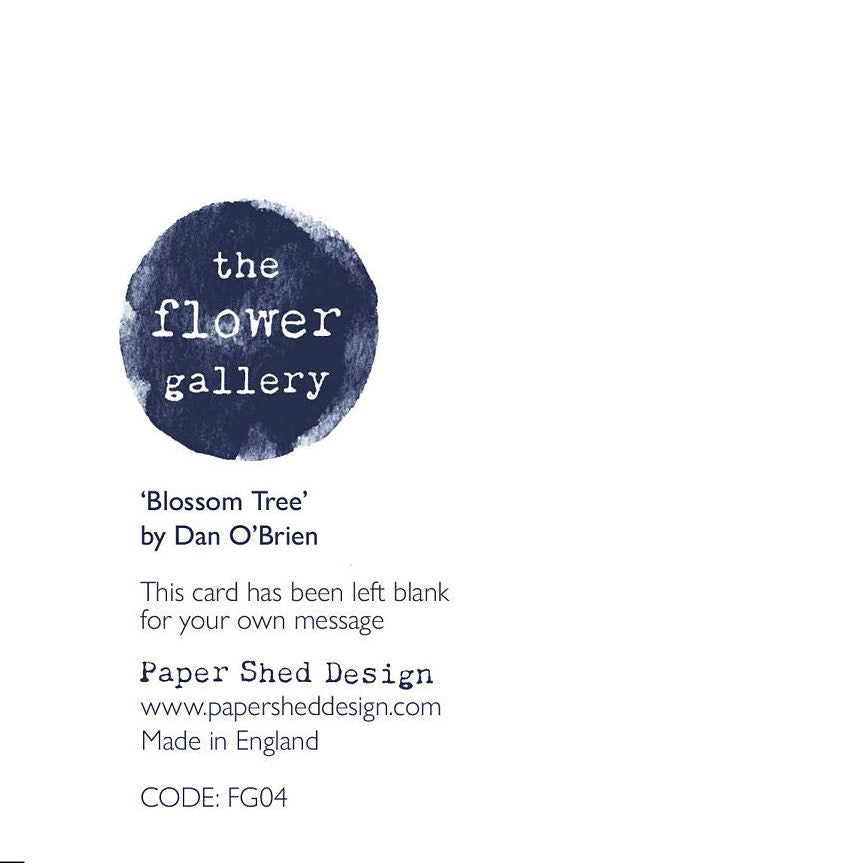 Deepest sympathy - Greeting Card, 'The Flower Gallery' range, Paper Shed Design, Art Card, Blank inside - FG08