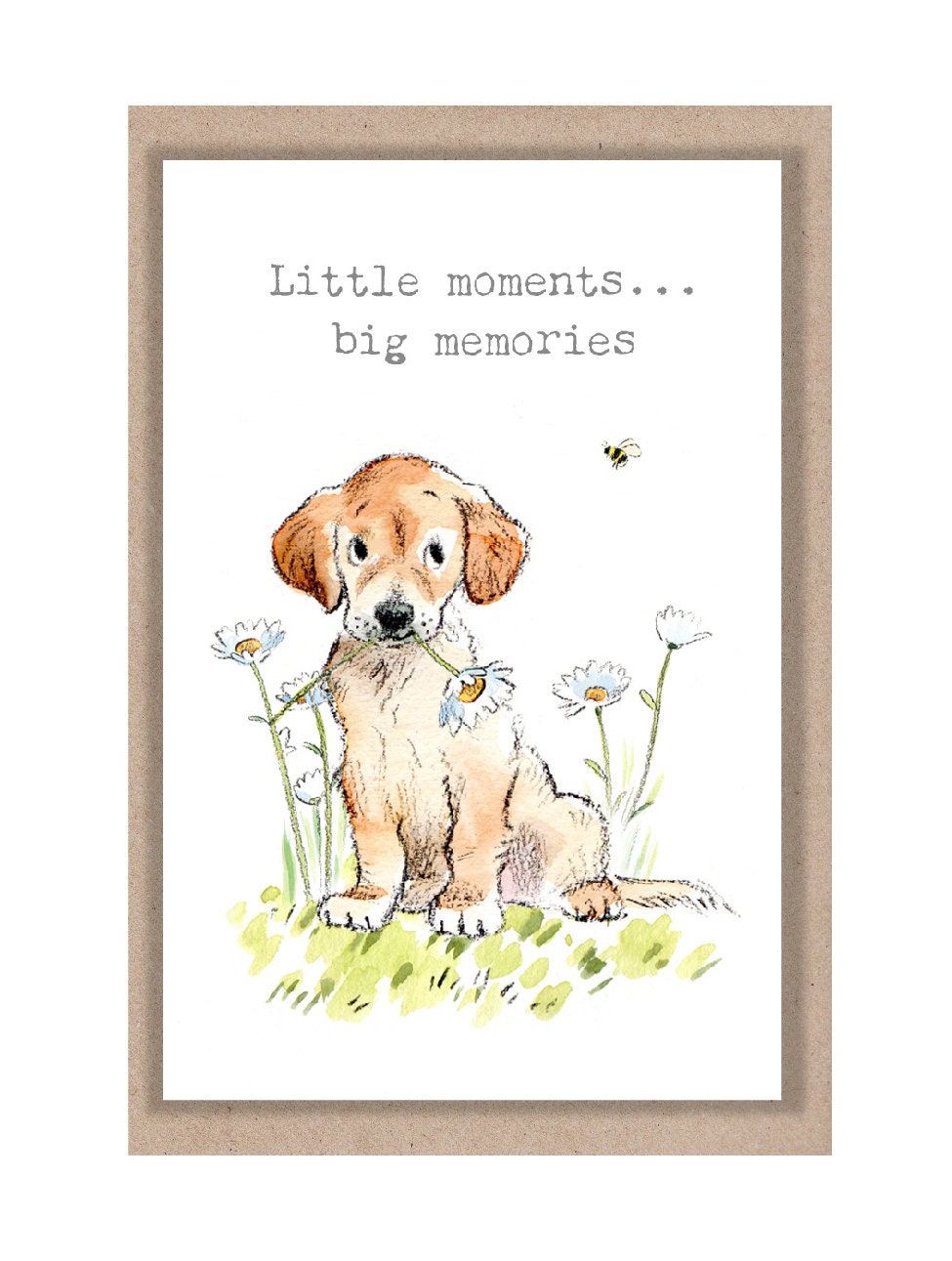 Little keepsake card - Little Moments - credit card size - Write a little message on the back to be kept in purse, wallet or pocket - LM019