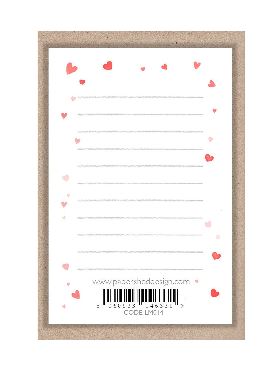 Little keepsake card - Always and forever- credit card size - Write a message on the back to be kept in purse, wallet or pocket - LM014