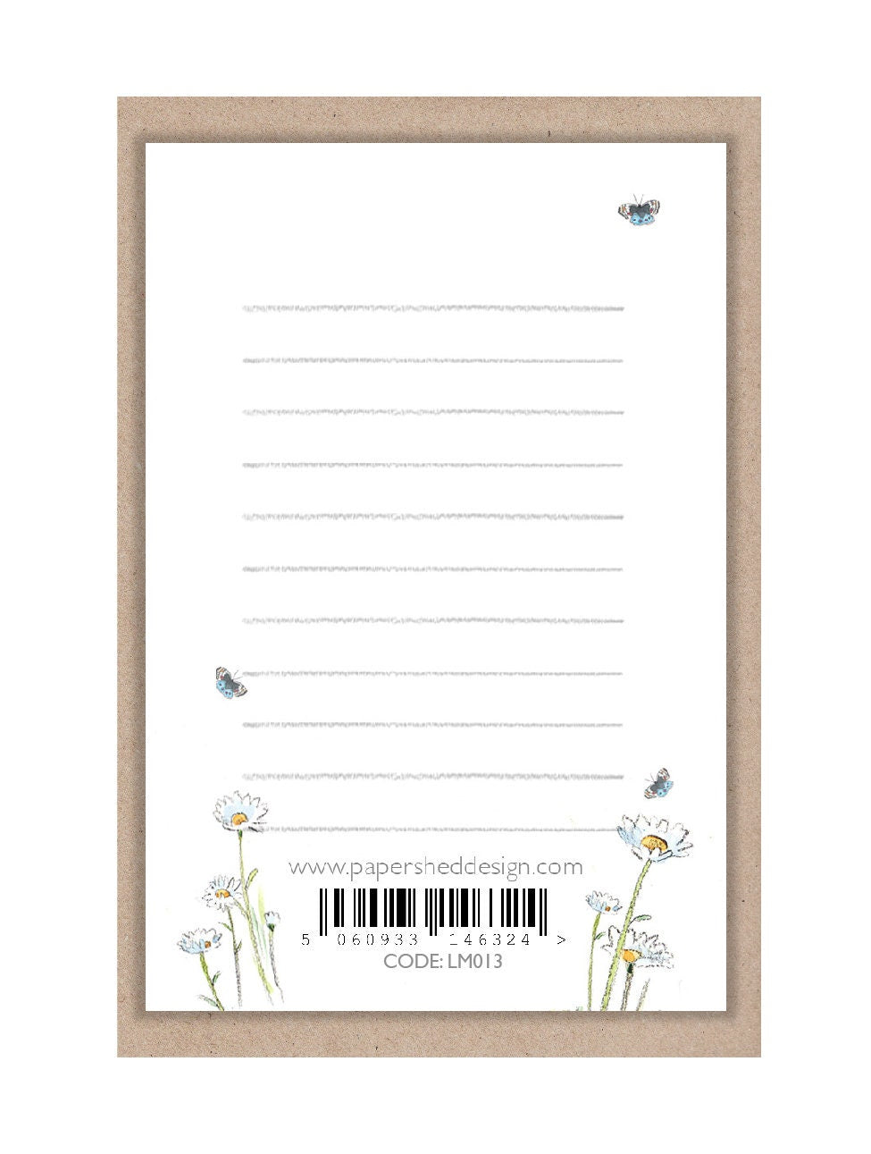 Little keepsake card - Little Moments - credit card size - Write a little message on the back to be kept in purse, wallet or pocket - LM013