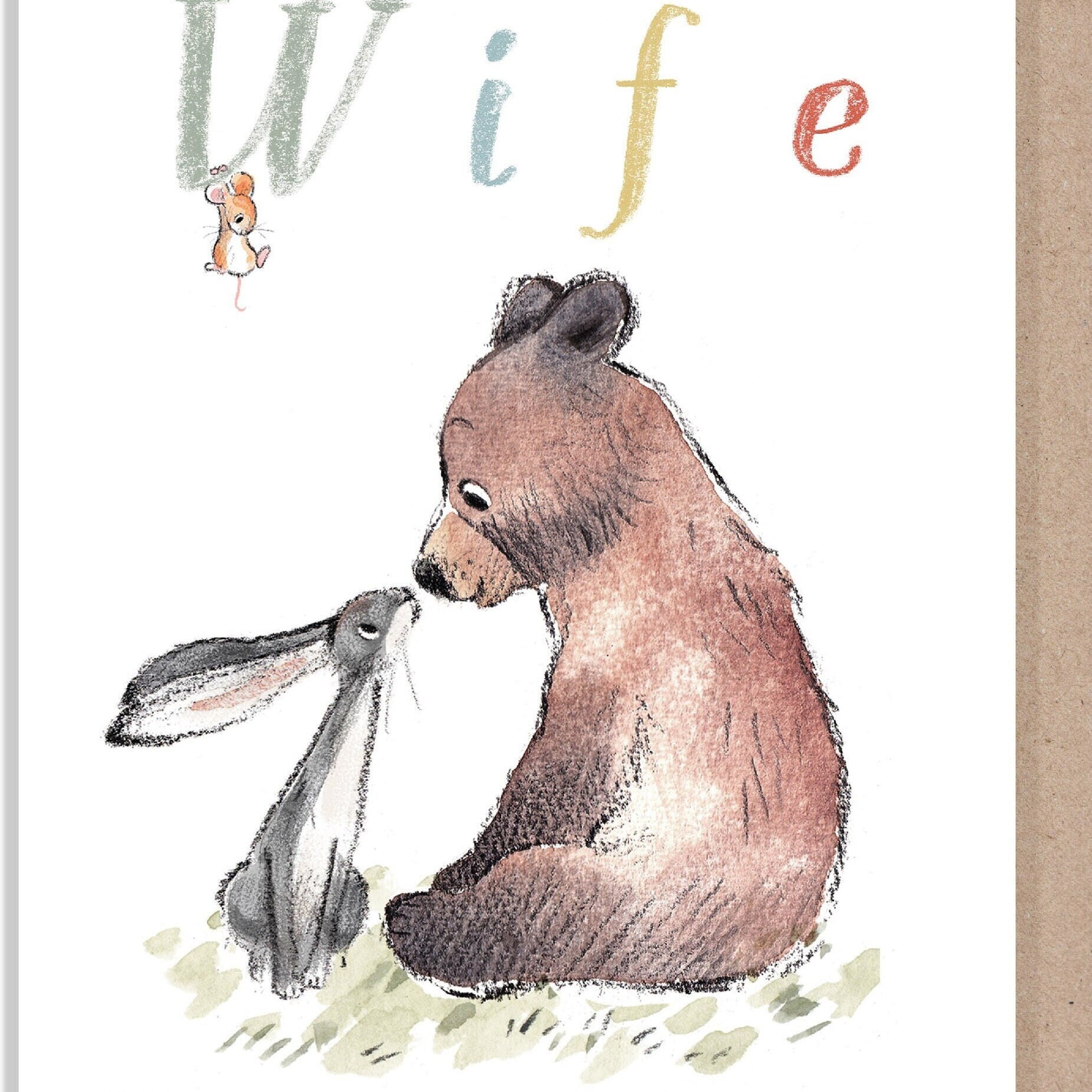 Giant Greeting Card! - Extra Large Card A4 - 210 x 297 mm -Wife Birthday  - XL04