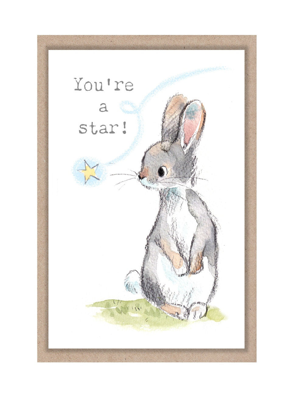 You're a Star Card: Keepsake Wallet Card with Envelope