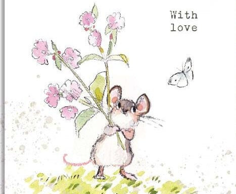 Notecard pack - 5 small quality cards with brown recycled envelopes (125 x 125mm)