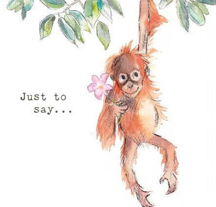 Notecard pack - 5 small quality cards with brown recycled envelopes (125 x 125mm)