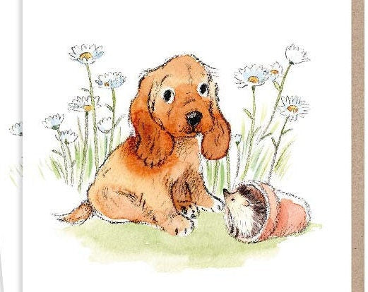 Notecard pack - 5 small quality cards with brown recycled envelopes (125 x 125mm)