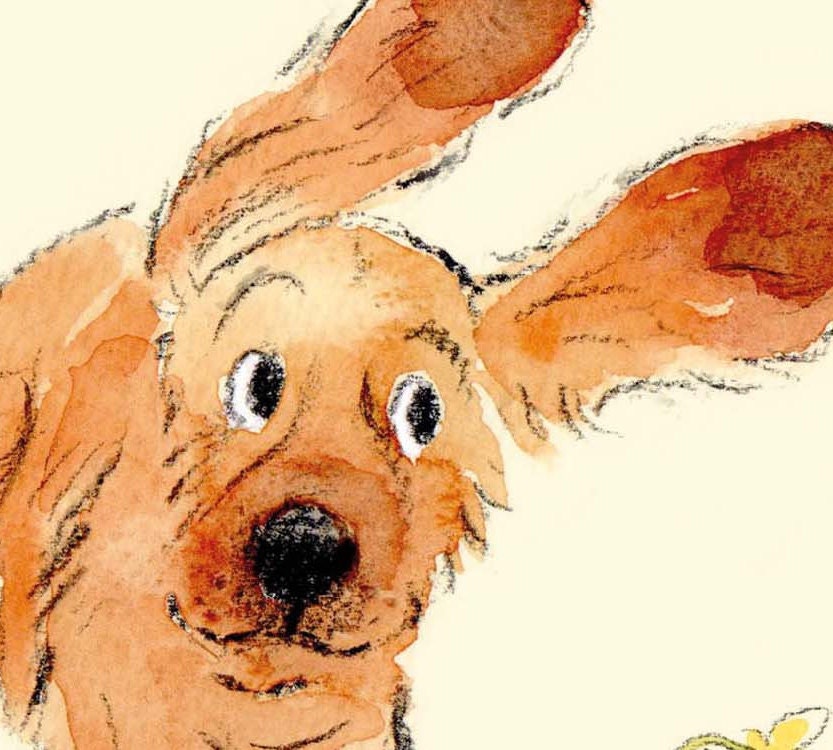 Easter Card - Quality Greeting Card - Charming illustration - 'Absolutely barking' range -  Cocker Spaniel design - Made in UK - ABEASTER01