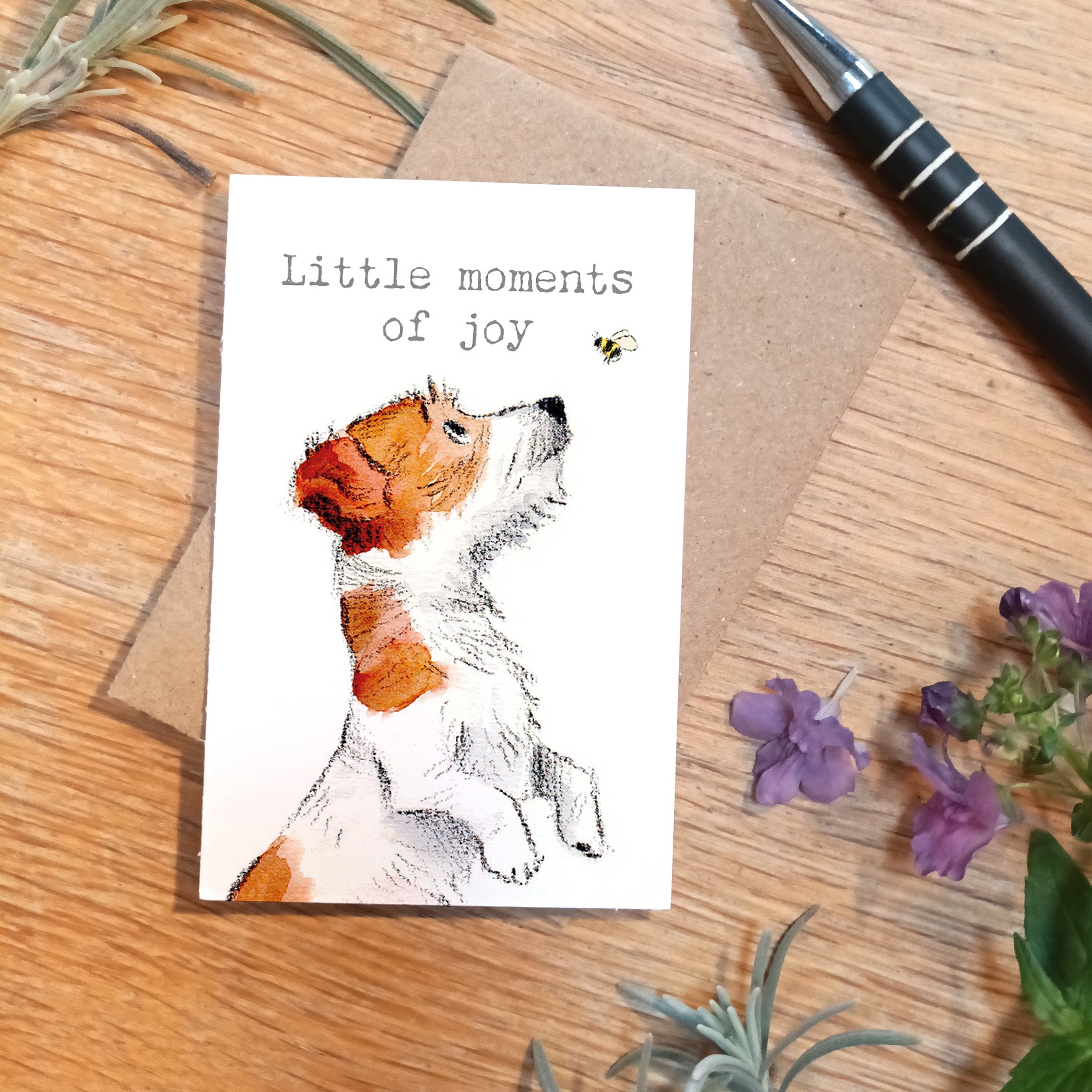 Little keepsake card - Little Moments - credit card size - Write a little message on the back to be kept in purse, wallet or pocket - LM023