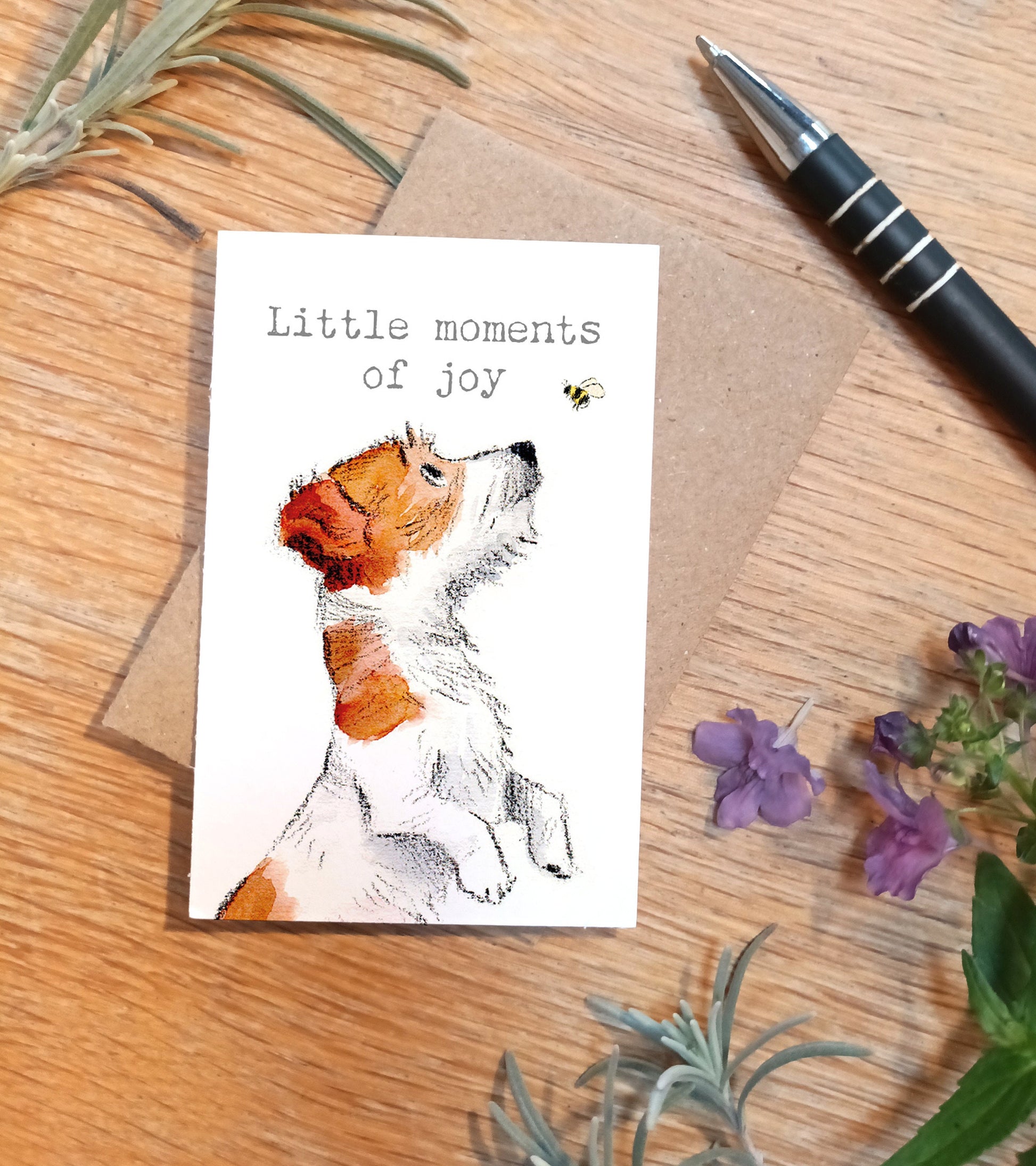 Little keepsake card - Little Moments - credit card size - Write a little message on the back to be kept in purse, wallet or pocket - LM023