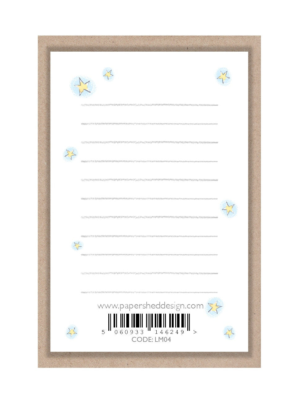 Little keepsake card - Love You  - credit card size - Write a little message on the back to be kept in purse, wallet or pocket - LM04
