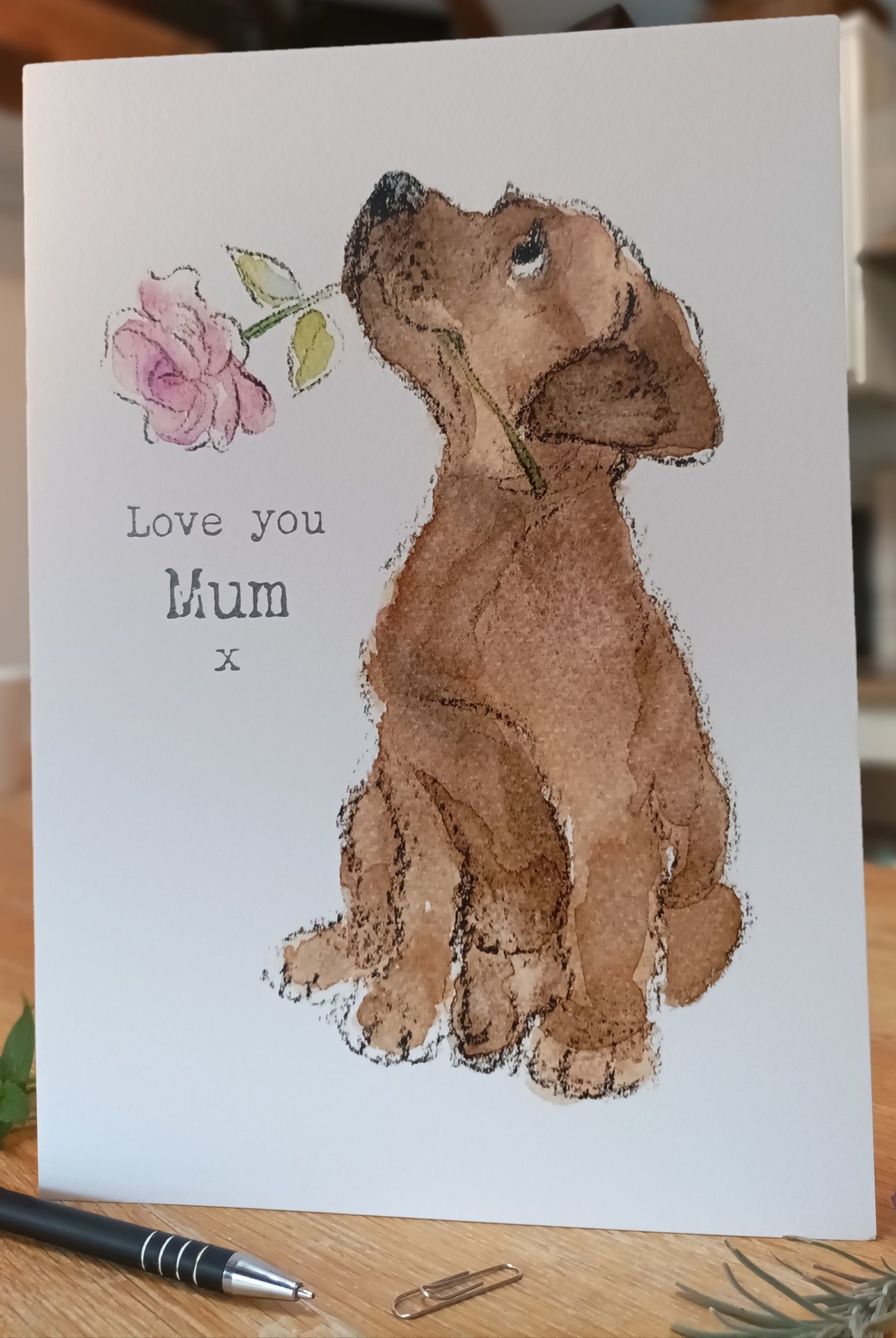 Giant Greeting Card! - Extra Large Card A4 - 210 x 297 mm - Love you mum - XL03