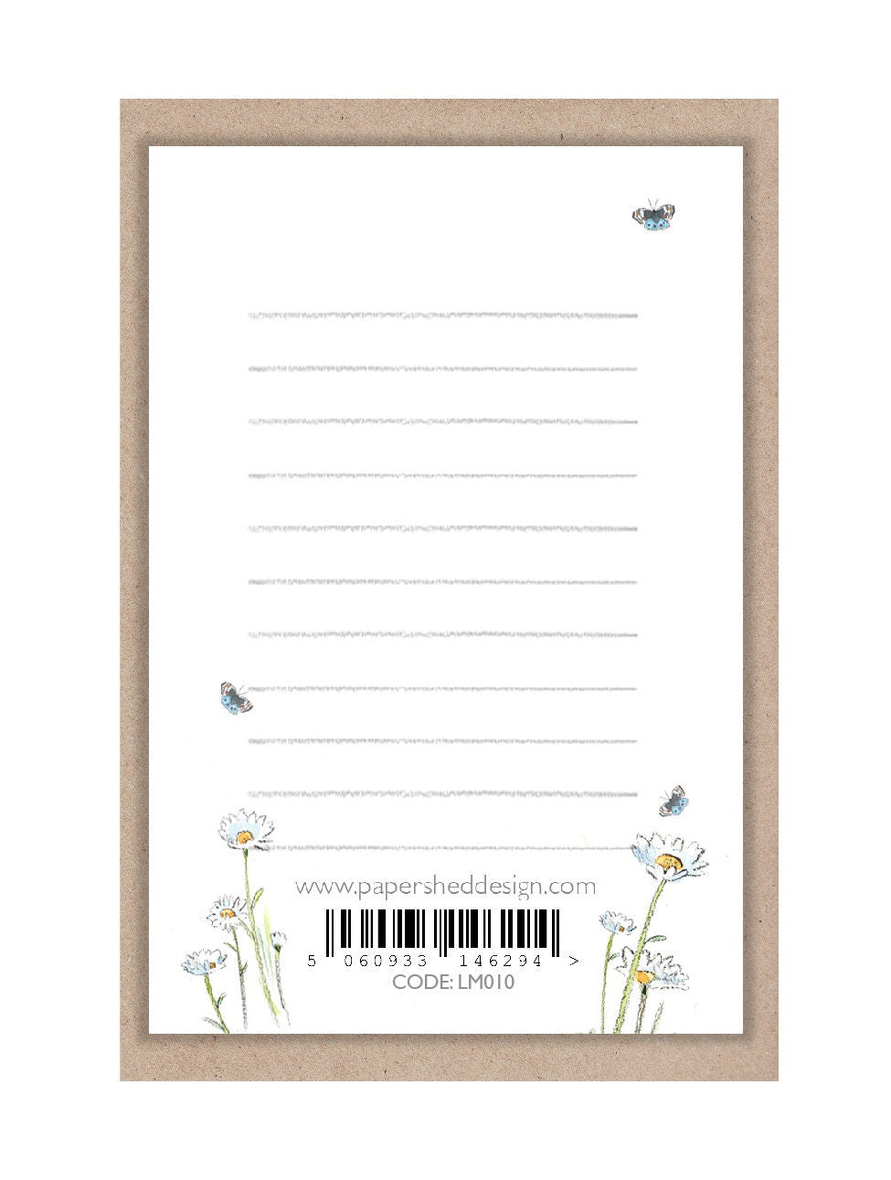 Little keepsake card - Love You - credit card size - Write a little message on the back to be kept in purse, wallet or pocket - LM010